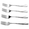Nicesh 16-Piece Stainless Steel Dinner Forks, 8.19-Inch