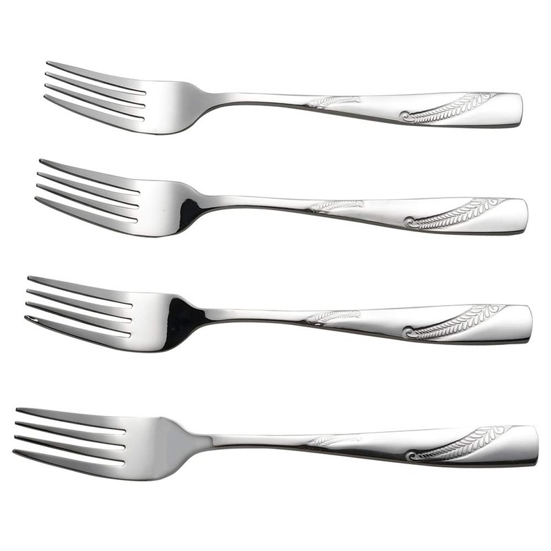 Nicesh 16-Piece Stainless Steel Dinner Forks, 8.19-Inch
