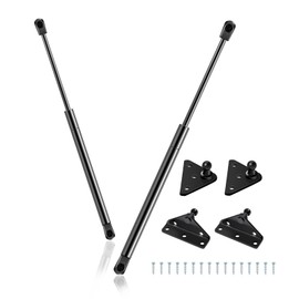 Qty (2) SPD-GSNI-5300-10 20in 10lb/45N Universal Gas Strut Spring 𝐰𝐢𝐭𝐡 𝐌𝐨𝐮𝐧𝐭𝐢𝐧𝐠 𝐁𝐫𝐚𝐜𝐤𝐞𝐭-SX200P1-11-DC Shock Lift Support for RV Motorhome Entry Door, RV Bed Storage, Boat Hatch
