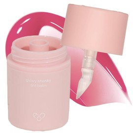 [HEMEKO] AOU GLOWY CHONKY TINT BALM - Mess-Free, Hygienic Design, Natural Gloss, Instant Hydration for Chapped Lips:_07 Bubble Balm