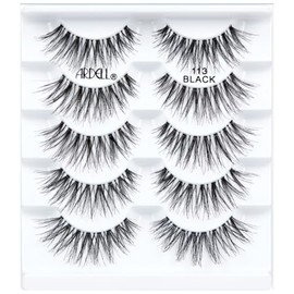 Ardell Wispies 113 Black, 6 Pairs x 1 Pack