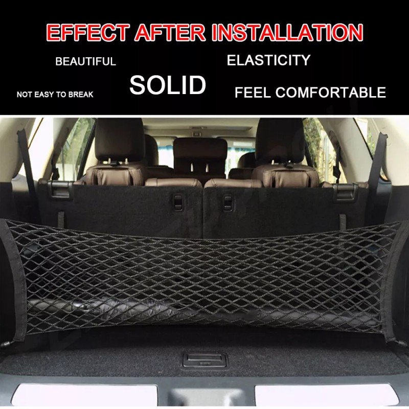 CHUSYYRAY Rear Trunk Envelope Style Mesh Cargo Net for JEEP