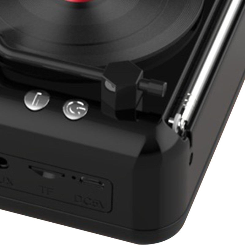 Vinyl Record Bluetooth Speaker Innovative Mini FM Radio HiFi Stereo