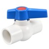sourcing map Ball Valve, 32mm ID PVC Socket End Shut