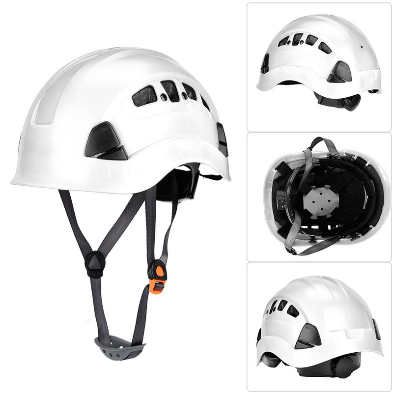 Outdoor Rescue Helmet Rock Safety Rappelling Gear Belay Device for
