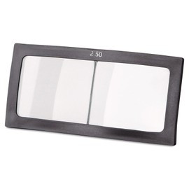 ANCHOR BRAND MP-1-2.50 2.50 DIOPTER GLASS MAGNIFIER LENS 2"x4-1/4" - CLEAR