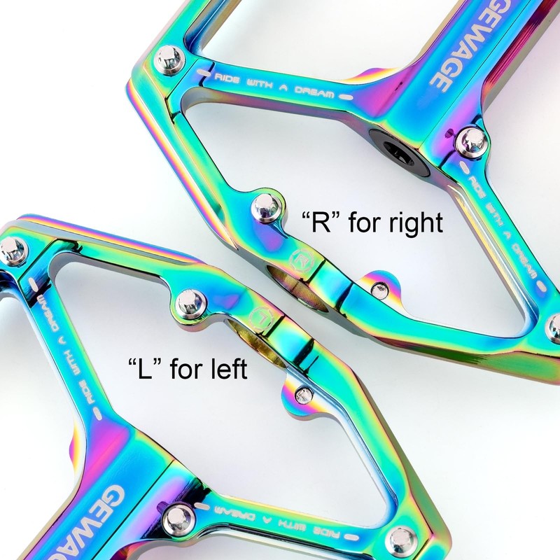 Road/Mountain Bike Pedals - 3 Bearings Bicycle Pedals - 9/16”