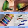 VERONNI Chameleon Eyeshadow,3Colors Liquid Metallic Eyeshadows Color Shifting, Holographic Glitter