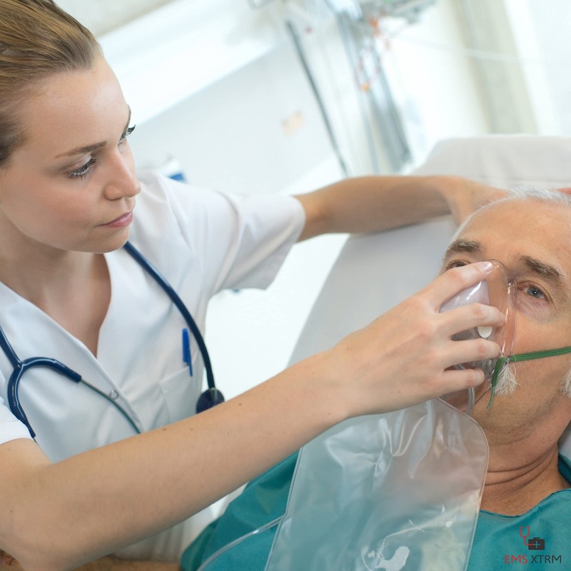 EMS XTRM CPR Rescue Mask with Valve, Pocket Resuscitator, Large