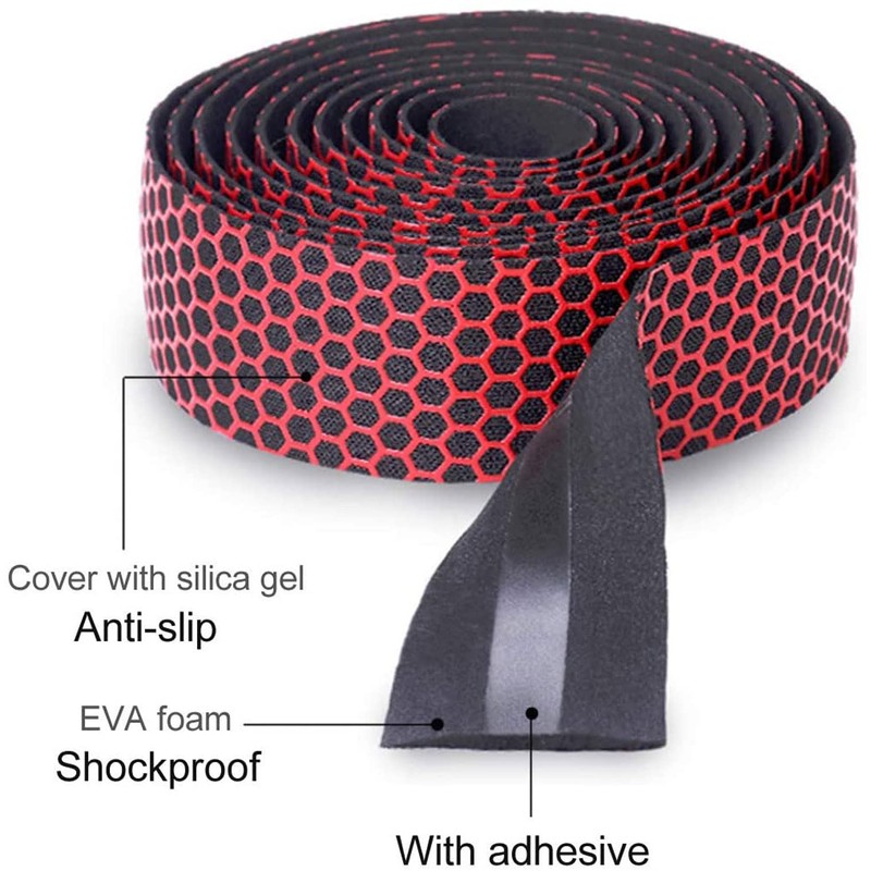 PLATTBK Road Bike Handlebar Tapes Breathable Non-Slip Shock-Absorbent Bicycle Bar
