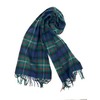 100% Soft Lambswool Clan Tartan Scarf Unisex 30cm x 180cm