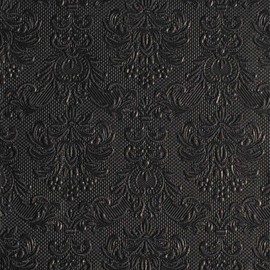 Napkin 33 x 33 Elegance Black Embossed Serviettes St.-Pg 15.