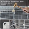 STILLCOVE Small Guinea Pig Cages Indoor, C&C Chinchilla Rat Cage
