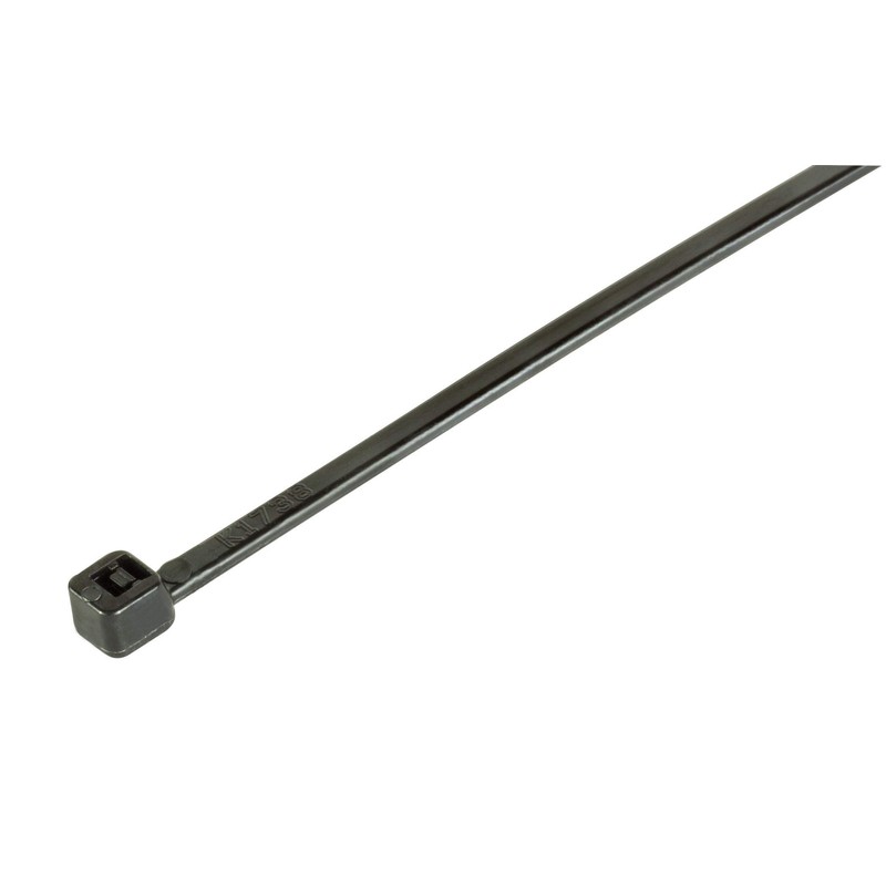 Gocableties Pack of 100 Black Cable Ties, 250mm x 2.5mm,