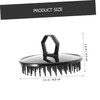 VICASKY 1set Portable Hair Wash Brush Hair Brush Shampoo Large