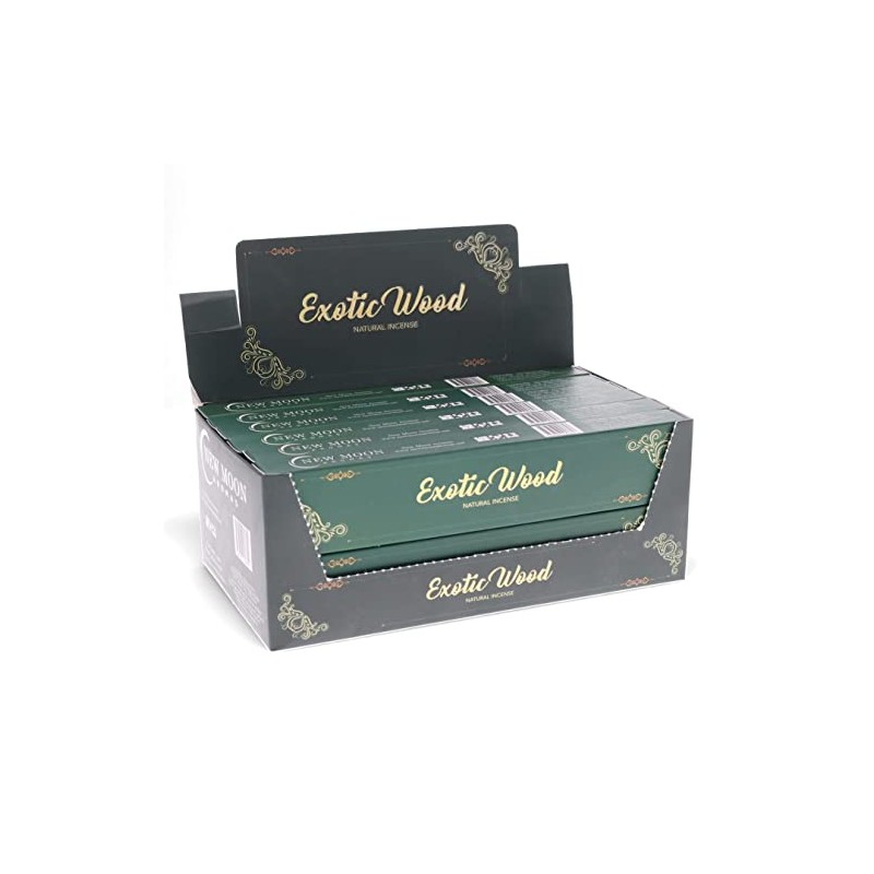 Exotic Woods Incense by New Moon Aromas (12 Packs of