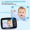 BURNNOVE Baby Monitor with Camera 3.5 Inch Video Baby Monitor