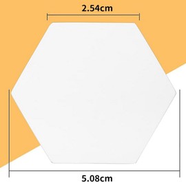 rflaueo 300pcs 1 Inch Hexagon Paper Piece Templates Quilting Hexagon Paper Templates for Sewing,Quilting,Creative,Patchwork,Crafting,Art Classes,DIY Handcraft Decoration(U230-300)