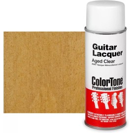 Stewmac ColorTone 50s Classic Colors Aerosol Guitar Lacquer, Aged Clear