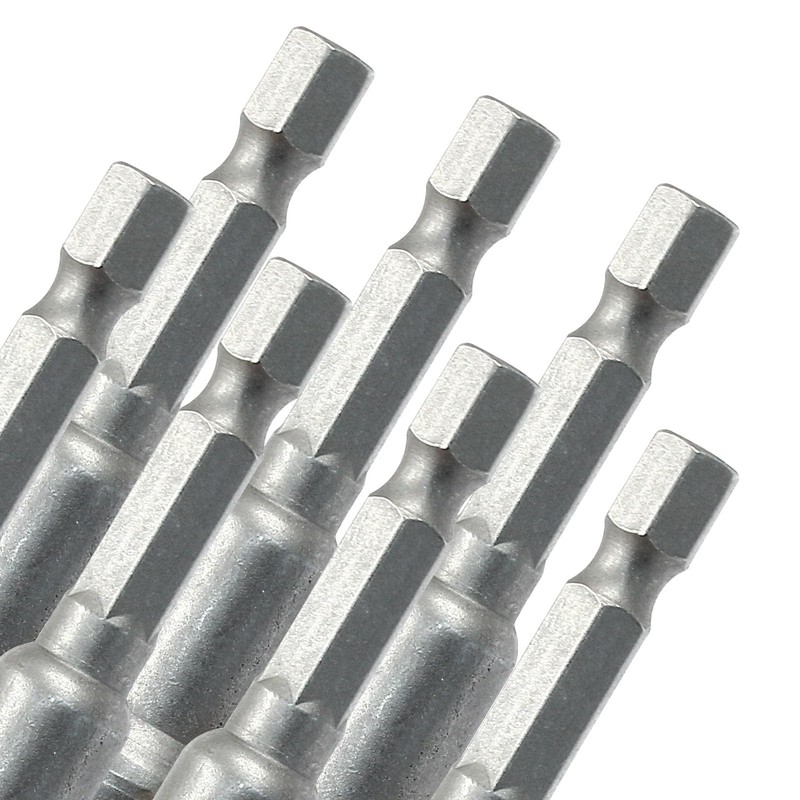 Litoexpe 10 Pcs 3/8 Inch Hex Magnetic Power Hex Nut