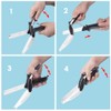 Vicloon Kitchen Scissors, Sharp Kitchen Scissors Multipurpose Utility Stainless Steel