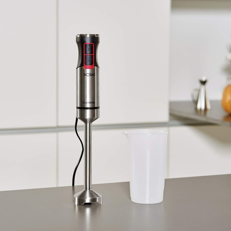 Solac BA5606 Pro 1000 - 1000 W Hand Blender, Splash-proof