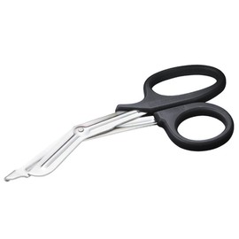 ADC 320 Medicut EMT Shears, Medical Grade, Stainless Steel, Traditional 7.25" Length, Black