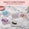 VZYUVY 16Pcs Press on Nail Packaging with 60 Pcs Adhesive
