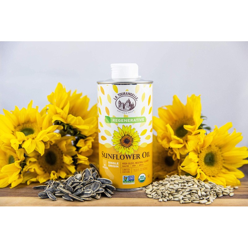 La Tourangelle, Organic Regenerative Sunflower Oil, 16.9 fl oz