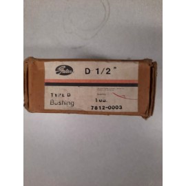 JASON INDUSTRIES GATES CAST IRON 1/2" D-BUSHING(SUB FOR "H" BUSHING FOR AK/BK PULLEYS -D-1/2  BR2