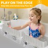 TOSGN 2 Pcs Bathtub Splash Guard for Tub Kids, Mesh