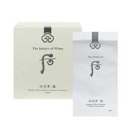 Pearl extract green tone-up cushion with pearl shine, 15g / 진주알 광채를 담은 진주 추출물 그린 톤업 쿠션 15g