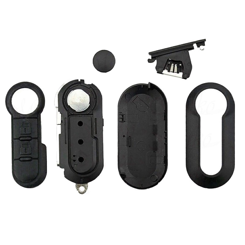 Replacement Remote Control Key Compatible with Fiat Grande Punto Evo