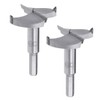 MACHSWON 2PCS Forstner Drill Bits Tungsten Carbide Wood Hole Saw