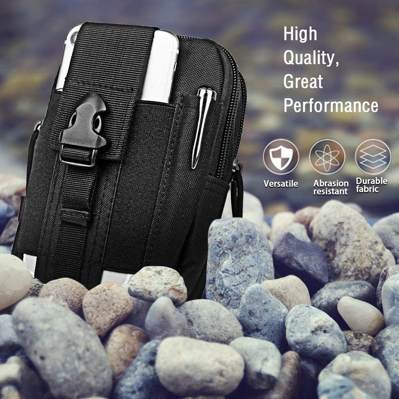 HipierFx Tactical Molle Pouch EDC Men Belt Waist Bag Compact