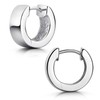 MATERIA by Matthias Wagner SO-459 Hoop Earrings 925 Silver Small