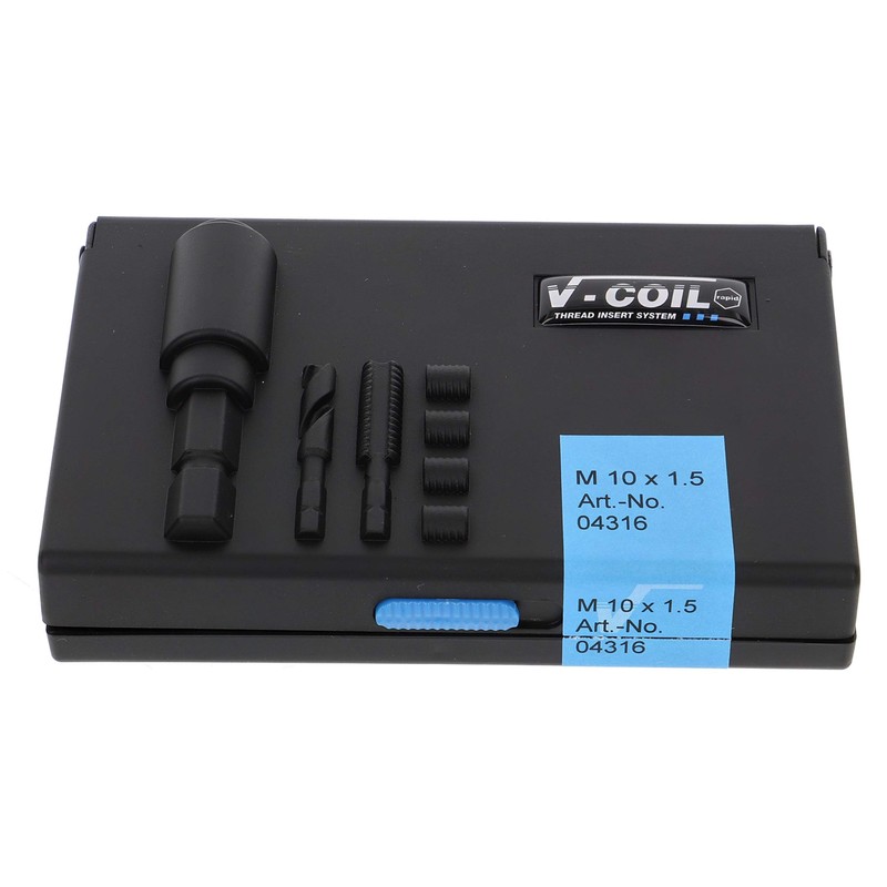 V-Coil 10mm x 1.5 RAPID Thread Repair Kit with 1/4-inch