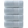 Artifi Bath Towels, 100% Cotton, Set of 4, Scandinavian Style,