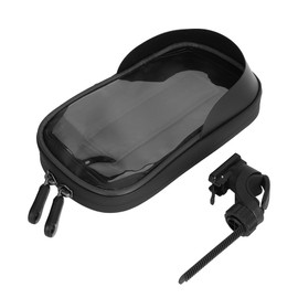 Wheel Up 900D Polyester Fabric Bike Mobile Phone Bracket Bag TPU Touching Screen Bicycle Cycling Navigation Rack Packet(A Type Bracket Black )