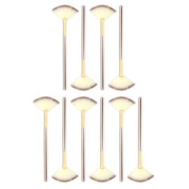 CENPEK 10-Piece Facial Fan Brush Makeup Brush Slim And Soft Application Brush Chemical Exfoliating Brush Cosmetics For Cosmetic Application Mask Spa Styling