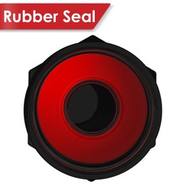 SAMIKIVA Brass Rubber Seal Tire Valve Stem Caps, Dust Proof Covers Universal fit for Cars, SUVs, Bike and Bicycle, Trucks, Motorcycles Flat Top (Black (8 Pack))