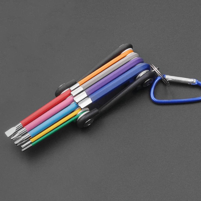 DANYANGY Multicolour Allen Key Set Folding Hex Key Set Multi-Function