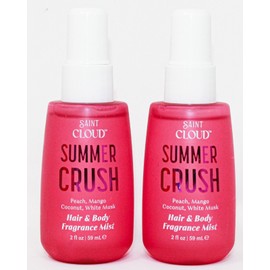 Saint Cloud Summer Crush Hair & Body Fragrance Mist 2oz Travel Mini 2 pc Set New
