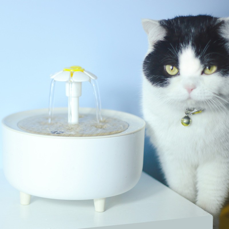 2L Cat Water Fountain Automatic Circulation Filtration Smart Cat Drinking