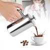 MaxMiuly Cafetiere French Press Small Szie 350ml/12oz,Stainless Steel Double Wall