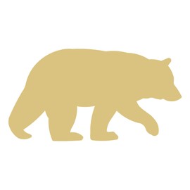 Bear Cutout Unfinished Wood Grizzly Polar Black Brown Ursa Animal MDF Shape Canvas Style 11 (6")