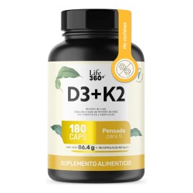 Suplemento Cápsula Life360 Life 360 K2d3 Almidón Maíz Vitaminas 480mg