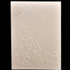 Kwan Crafts Heart Love Corner Background Plastic Embossing Folders for