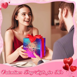 Winzwon Valentines Day Gifts for Her Wife Mom Solar Lights Outdoor Wind Chimes for Outside Garden Yard Patio Porch Deck Hanging Decor Winzwon Butterfly Gifts for Women Grandma Birthday Mothers Day