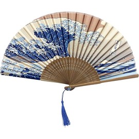 Folding Hand Fan for Women Wooden Folding Bamboo Gan Hand Fans for Women Foldable Paper Silk Accessories for Weddings Chinese Japanese Decor for Home